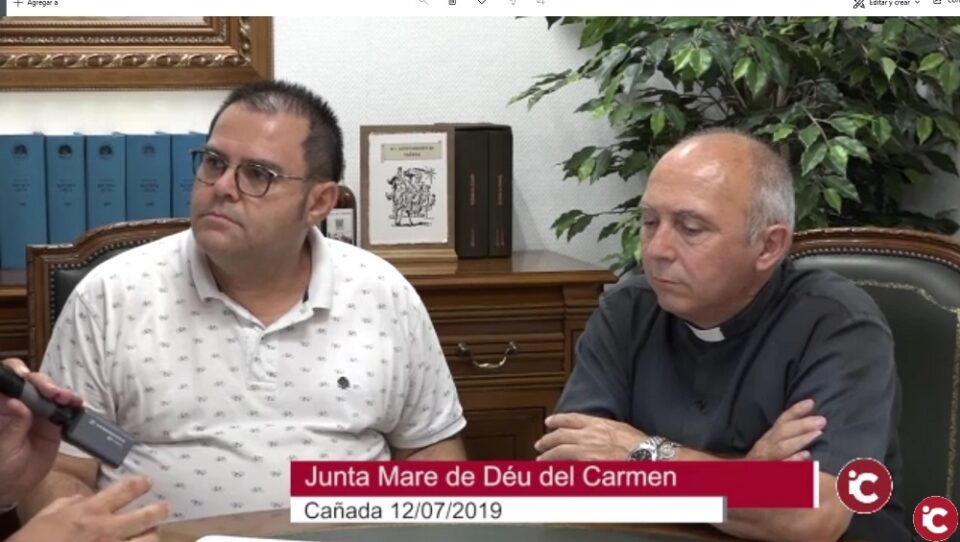 Entrevista a la "Junta de la Mare de Déu" de Cañada sobre sus Fiestas Patronales