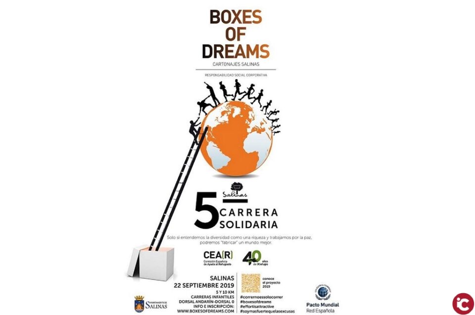 Conocemos más detalles de la V Carrera solidaria Boxes of Dreams de Cartonajes Salinas