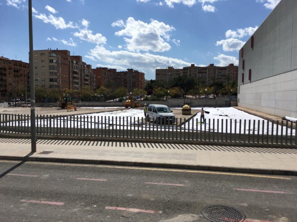 Siguen a buen ritmo las obras de construcción del hospital de campaña