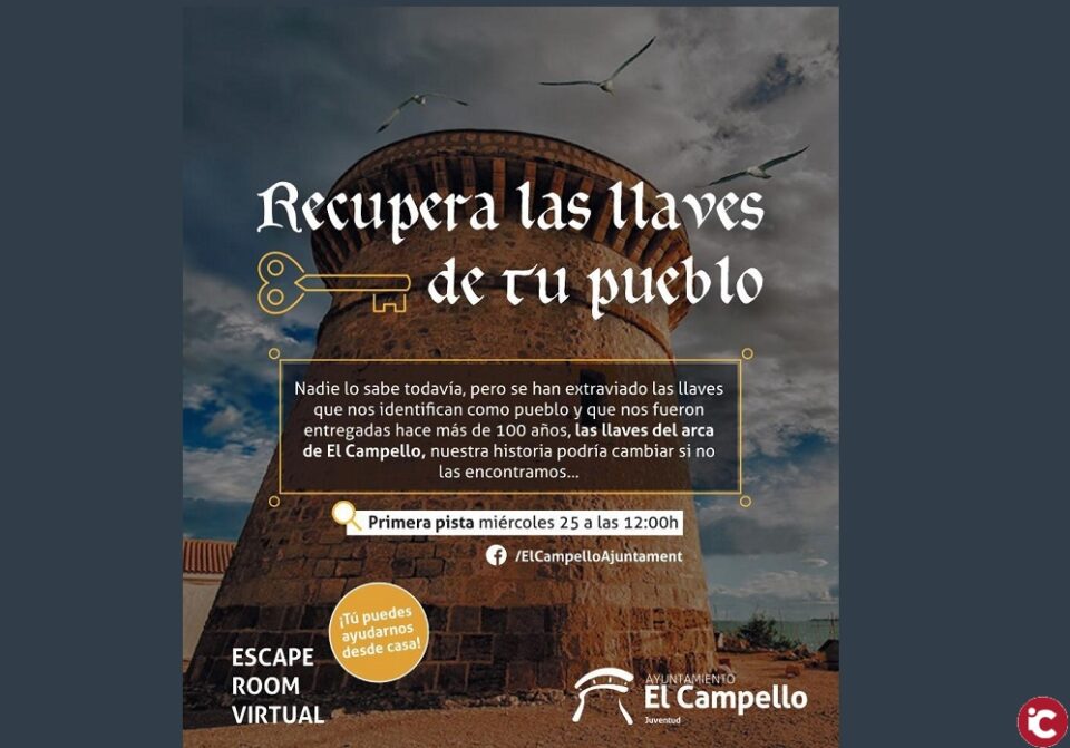 Juventud establece premios económicos para los ganadores del concurso de scape room virtual Encuentra las llaves de El Campello