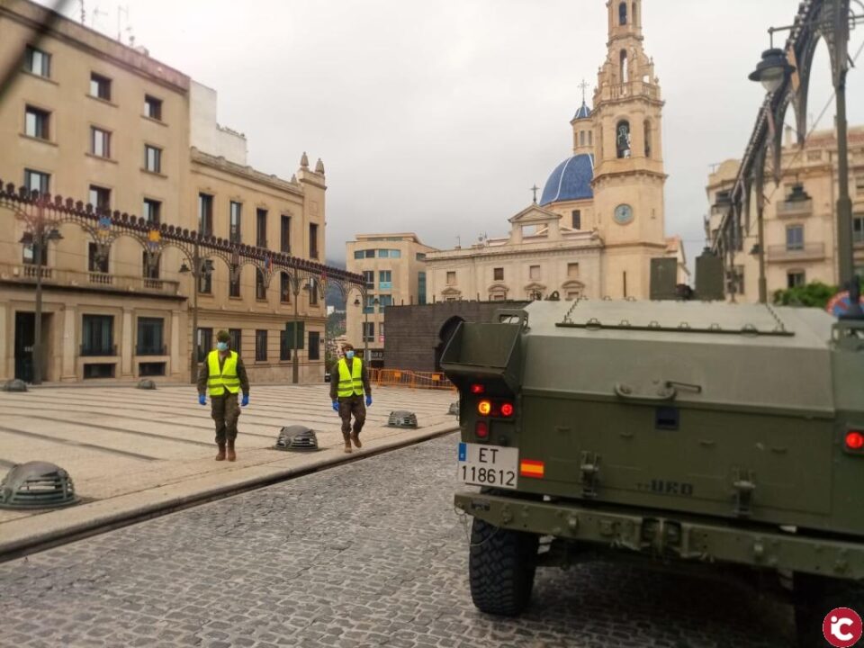 El MOE acude por primera vez a Tibi y se despliega en Ibi