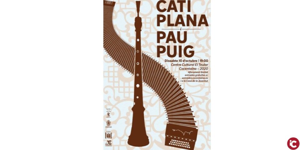 Concert a duo de Cati Plana (acordió) i Pau Puig (dolçaina)