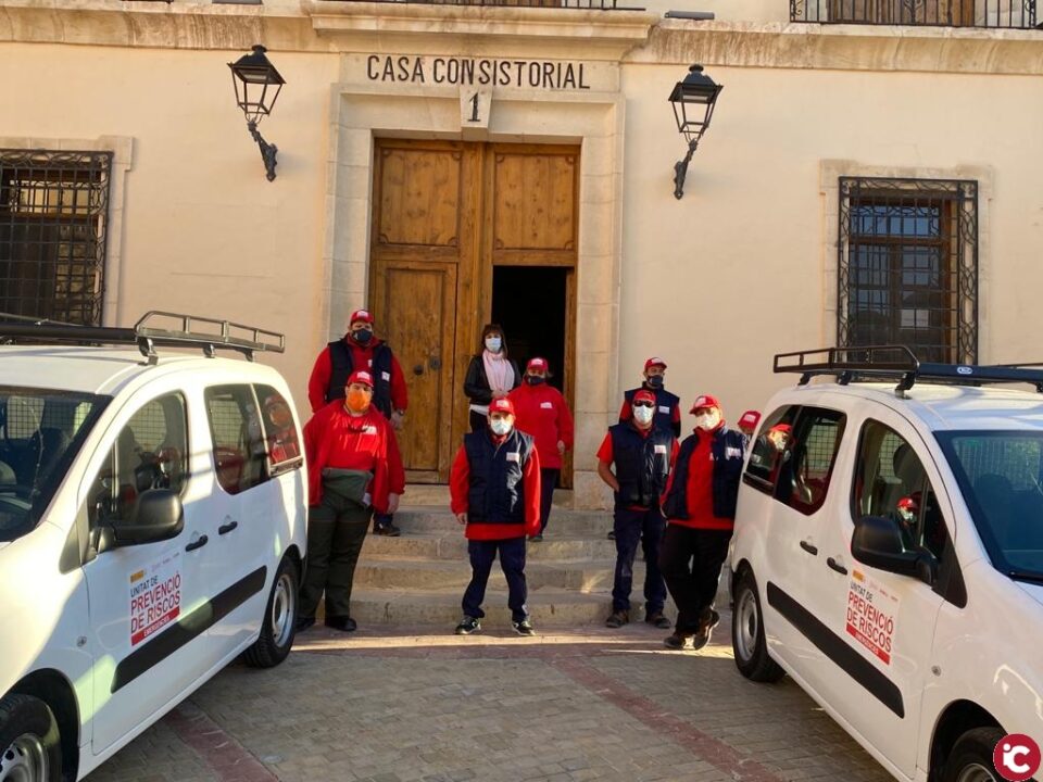 Trece parados de larga duración han comenzado a trabajar en obras y como refuerzo a las brigadas forestales dentro de los planes EMCORP y EMERGE de la Generalitat Valenciana