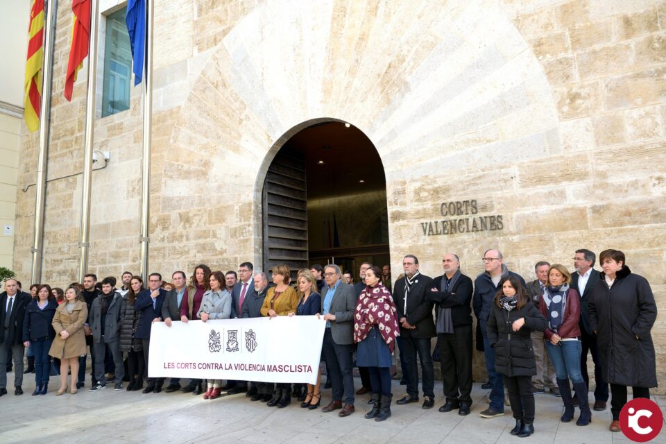 Concentració en les Corts pel darrer assassinat masclista