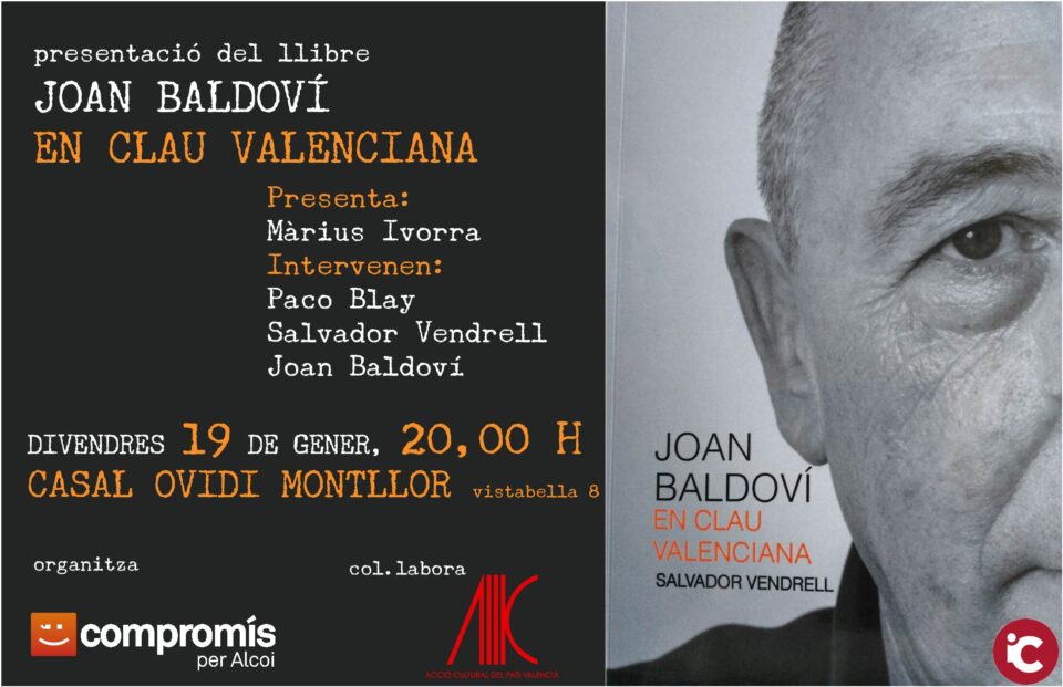 Compromis Alcoi: Presentació del llibre "Joan Baldoví