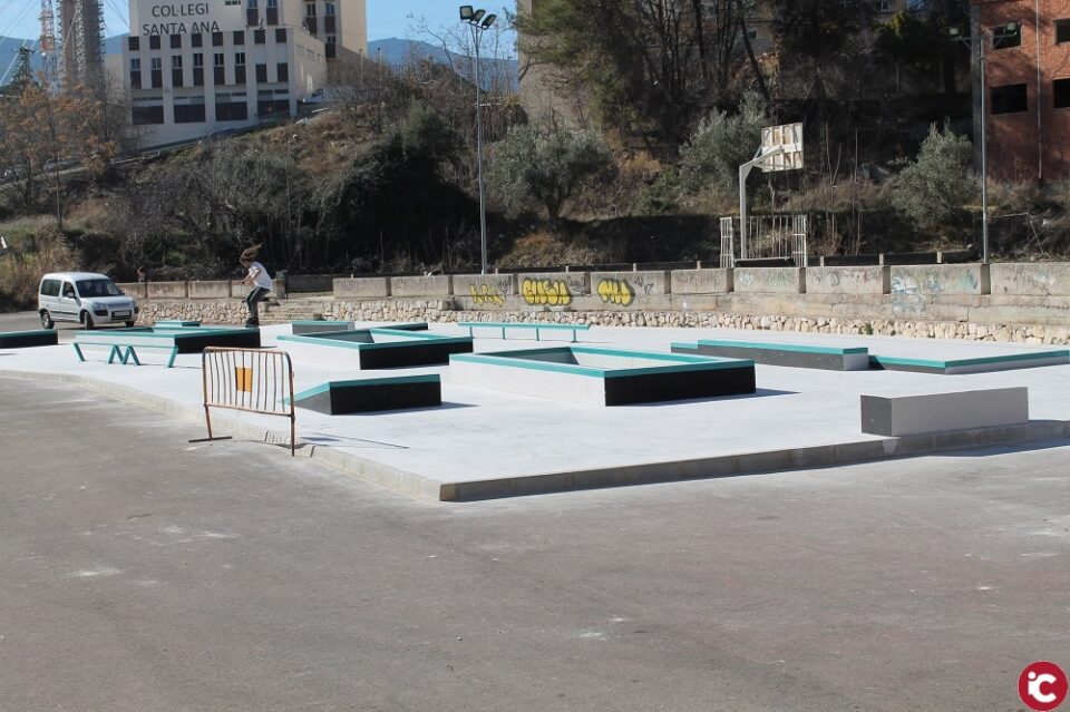 Finalitzada la nova pista d´Skateboard