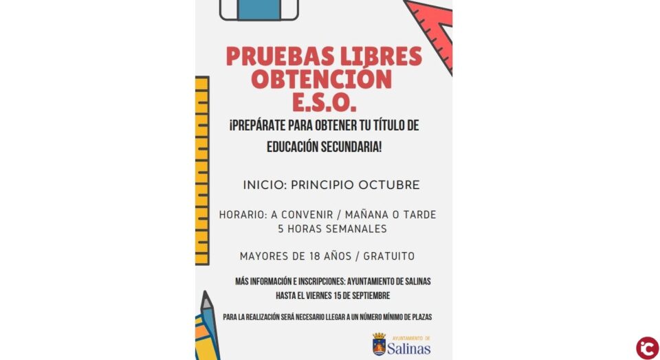 Pruebas libres para la obtención de Títulos E.S.O