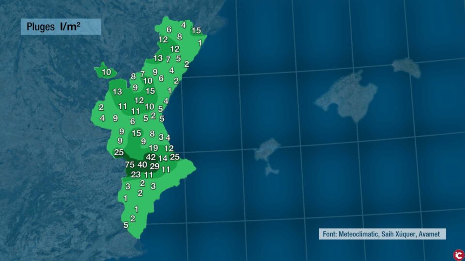 L´Oratge amb Jordi Payá de la Comunitat Valenciana 04/09/2018: Moltíssima gana de tardor