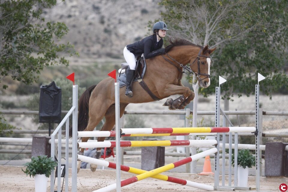 La amazona monfortina Leire Fernández en el Campeonato de España