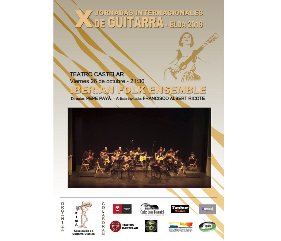 El Ayuntamiento presenta las X Jornadas Internacionales de Guitarra de Elda organizadas por PIMA