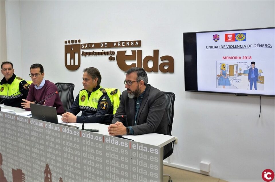 La Policía Local de Elda presenta la memoria de las actuaciones realizadas por la Unidad de Violencia de Género con un balance positivo