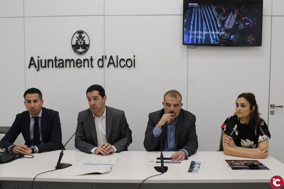 Alcoi ha posat en marxa un sistema intel·ligent i pioner al nostre país per a reduir el consum en l'enllumenat