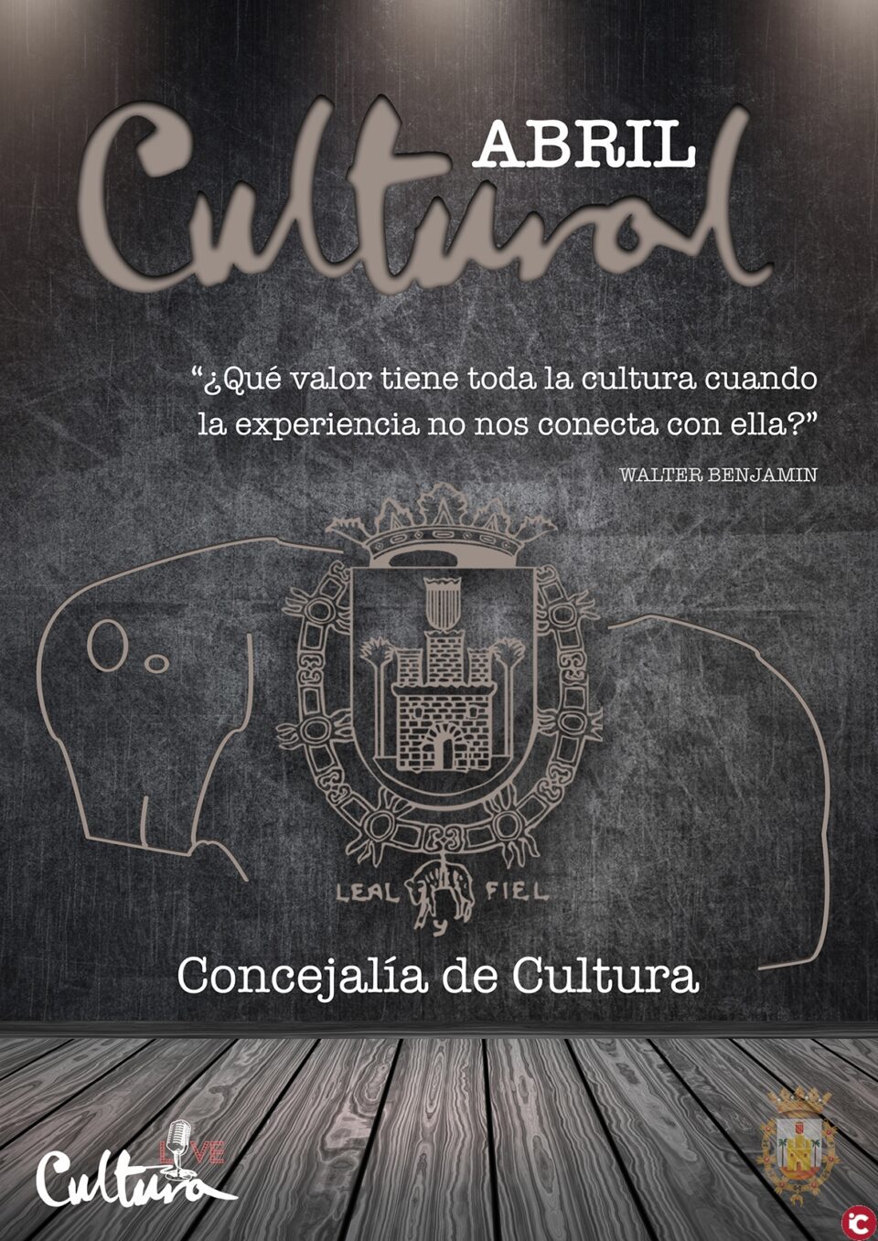 La Concejalía de Cultura estrenará Abril Cultural