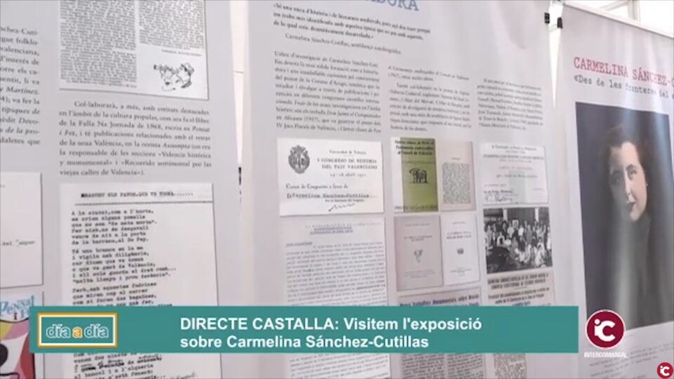 Castalla ha comptat amb lexposició sobre lescriptora Carmelina Sánchez Cutillas de lAVLL