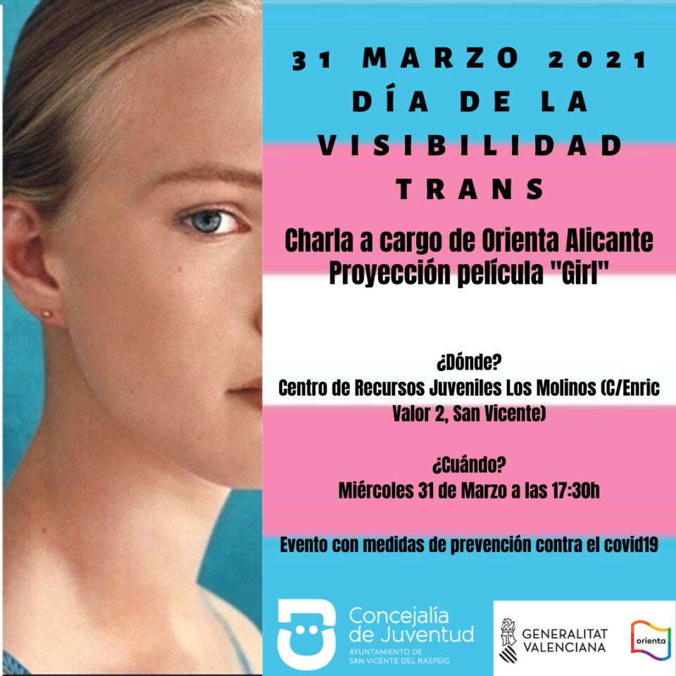 La Concejalía de Juventud organiza una charla con motivo del Día Internacional de la Visibilidad Trans