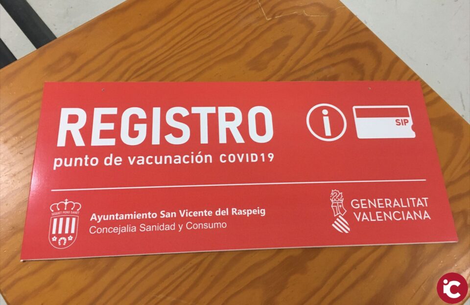 La Concejalía de Sanidad y Consumo ultima los preparativos para la vacunación masiva de San Vicente del Raspeig