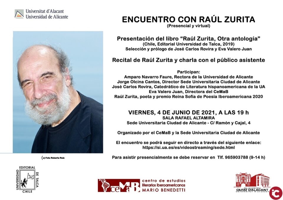 Trobada amb el poeta Raúl Zurita