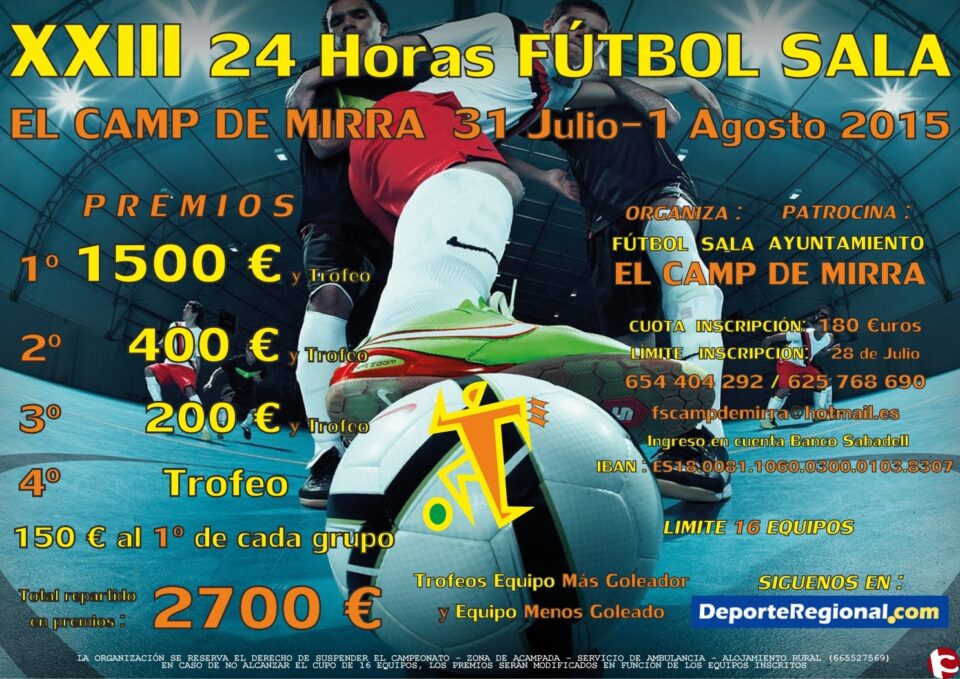 XXIII 24 HORAS FUTBOL SALA