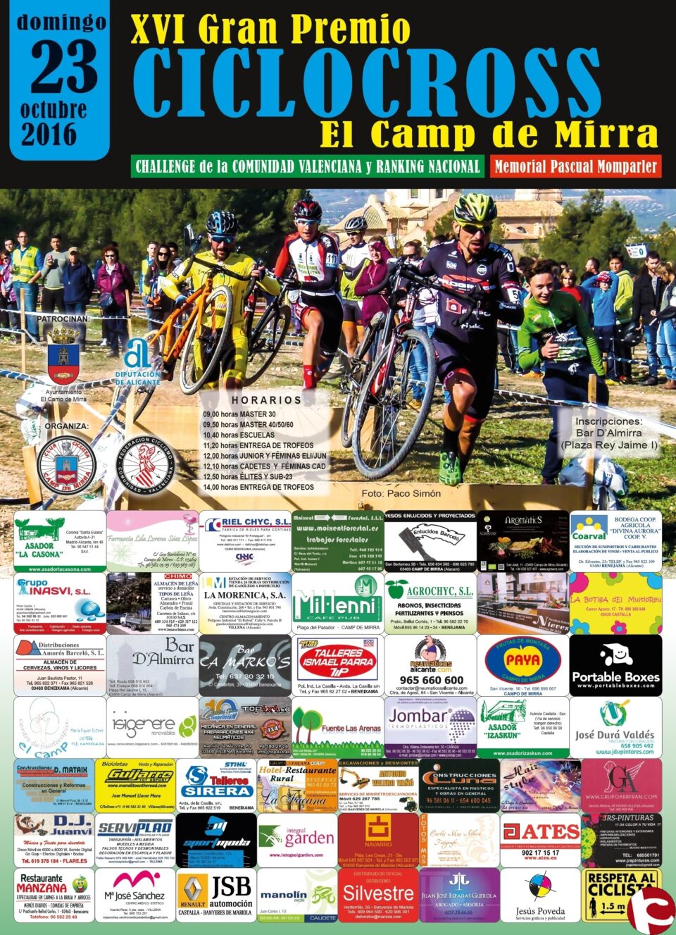 El XVI Ciclocross de Campo de Mirra en el nuevo programa de "A golpe de pedal"