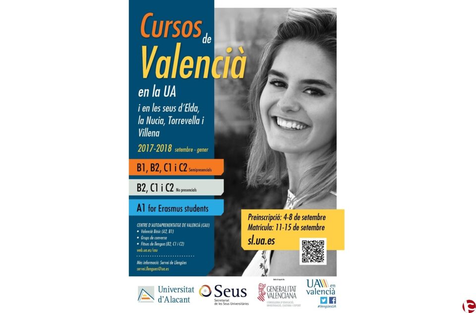 La UA ofereix cursos de valencià en el Campus i en les seus universitàries dElda