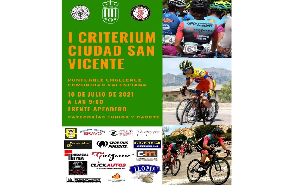 San Vicente celebra el 1er reto de ciclismo Criterium Ciudad San Vicente