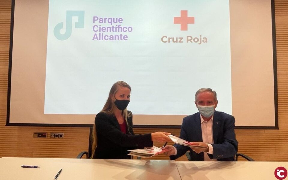 El Parc Científic de la UA firma un conveni amb la Creu Roja per a aplicar intel·ligència artificial a projectes solidaris