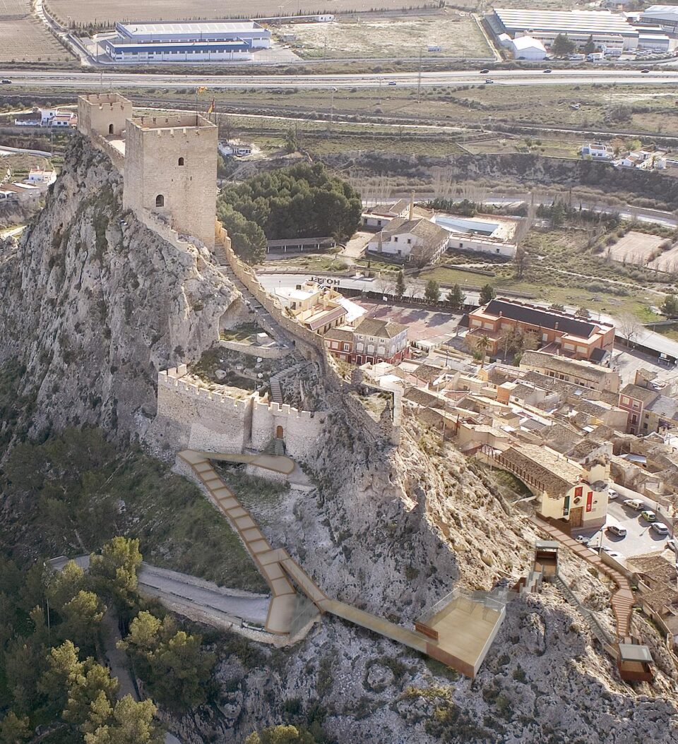 Fomento costeará el 75 por ciento de la recuperación del acceso histórico al castillo de Sax