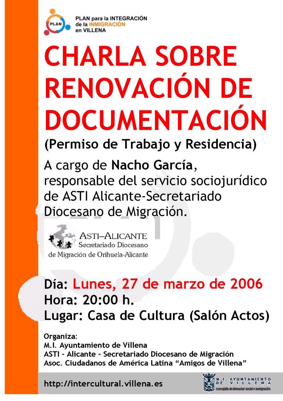 CHARLA SOBRE RENOVACIÓN DE DOCUMENTACIÓN PARA TRABAJADORES EXTRANJEROS